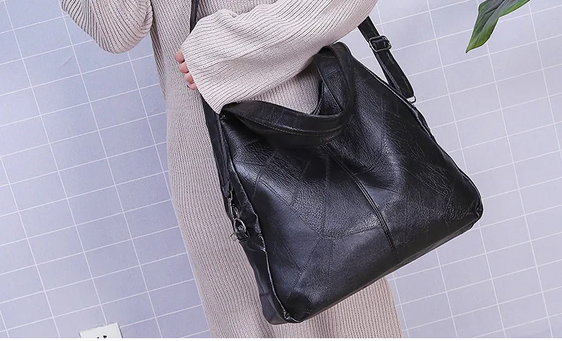 Vintage Women Genuine Leather bag_13