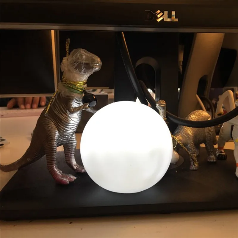 Creative Round Led Moonlight Gift Mini Moon Lamp High Bright Night Light LED Table Lamp Decoration For Kids Baby Room H2