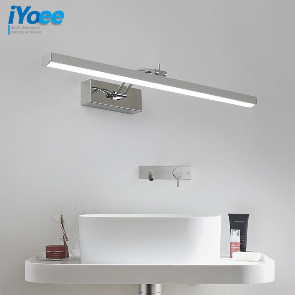 Bathroom Led Wall Lamps Vanity Mirror Lights Bathroom Wall Sconce Washroon Wall Lamp Fixtures Ic Driver 110 220v Wall Lamp Loft Fixture Designbathroom Led Mirror Light Aliexpress