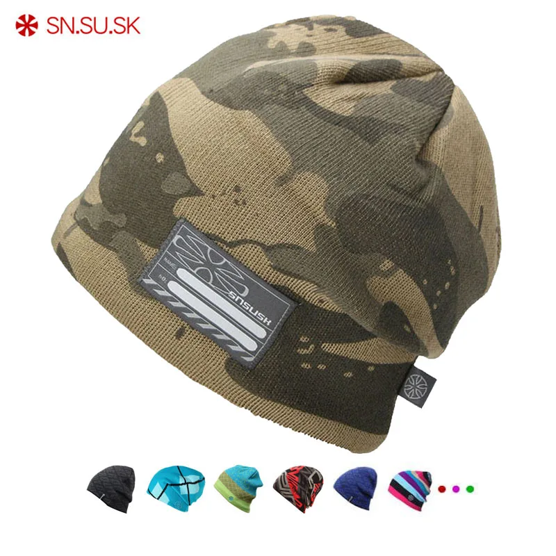 SN. SU. SK зимняя шапка Gorros для сноуборда, осенние шапки для катания на коньках, лыжная шапка s Skullies и теплые шапочки для мужчин и женщин, шапка для пешего туризма