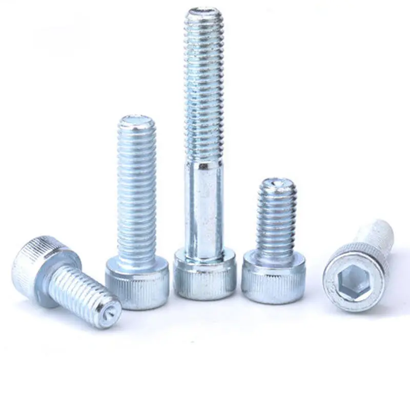 M10 Hex socket Screw Allen Cylinder head Knurled bolt 12.9 Grade Screws