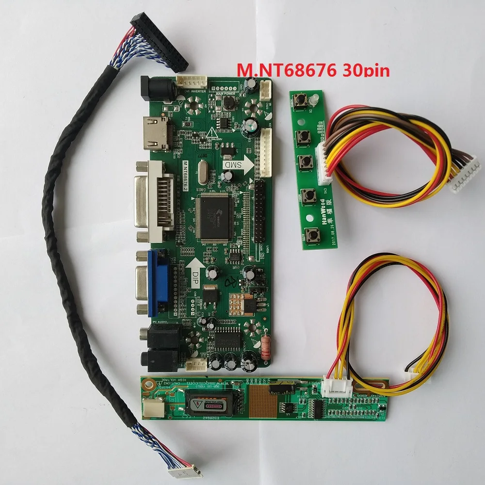 

For LP133WX1(TL)(N2) 30pin LVDS Controller board 1 Lamps Screen panel 1280X800 Monitor Kit LCD DVI VGA HDMI 13.3