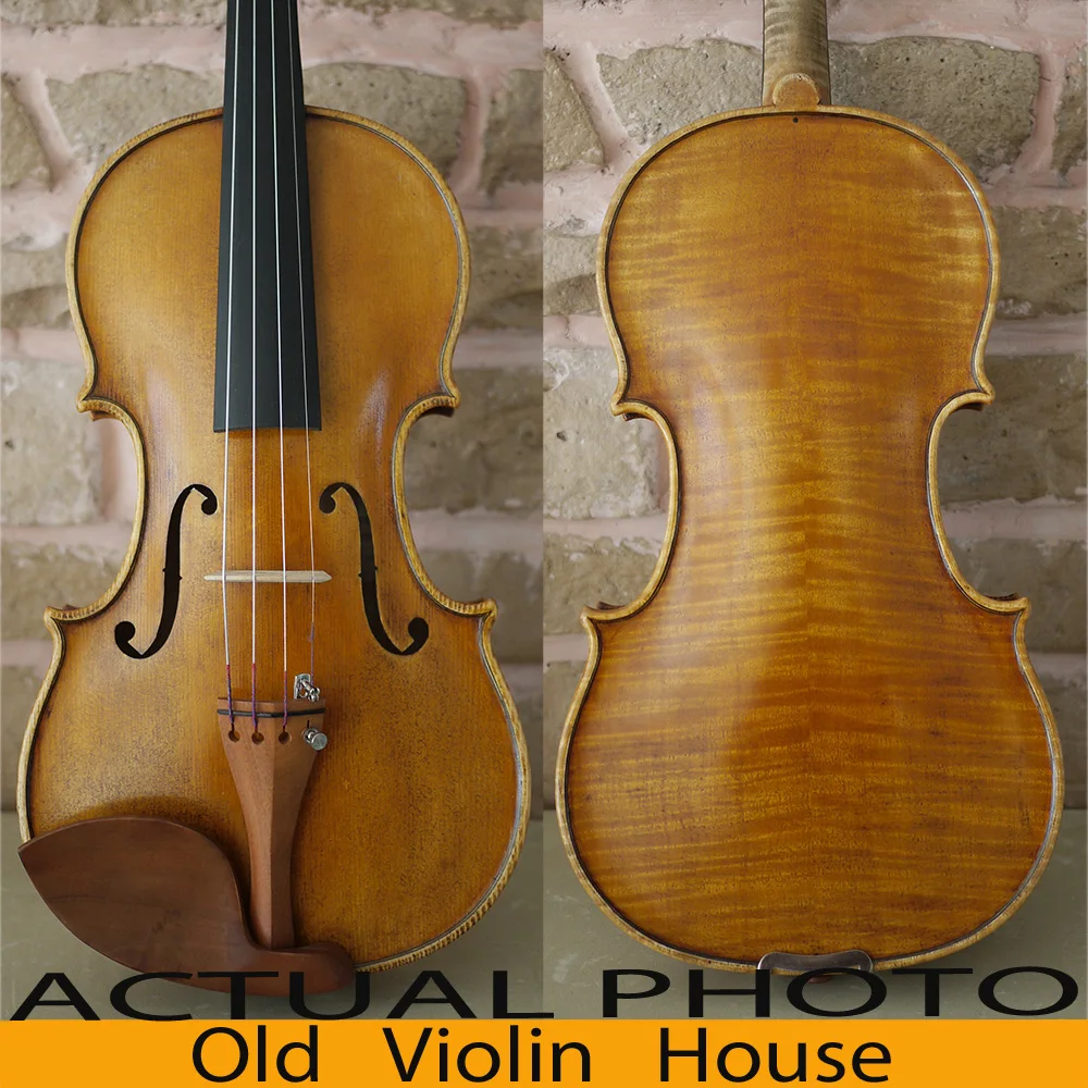 Old Nicolaus Amiati Copy .  Antique varnish,One piece back.Free violin case , bow and rosin. No.1019