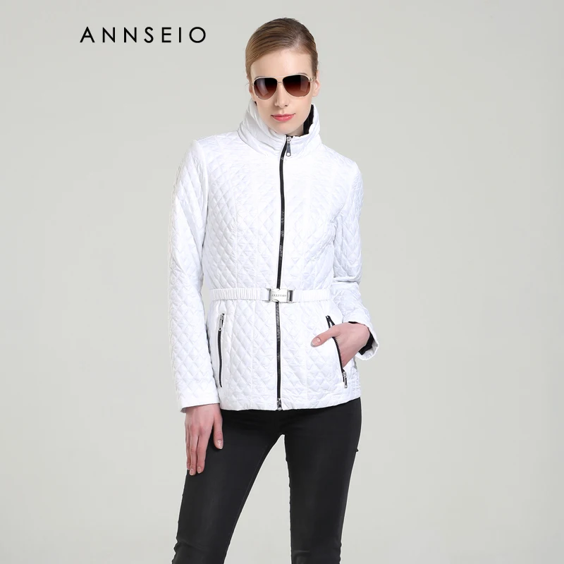Annseio 2016 New Style Women Leisure Coat Fashion Short Paragraph Cotton Padded Jacket Hot 