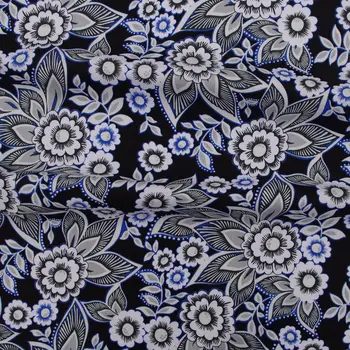 

140cmx100cm Cotton Fabric - Flowers and leaves(023)