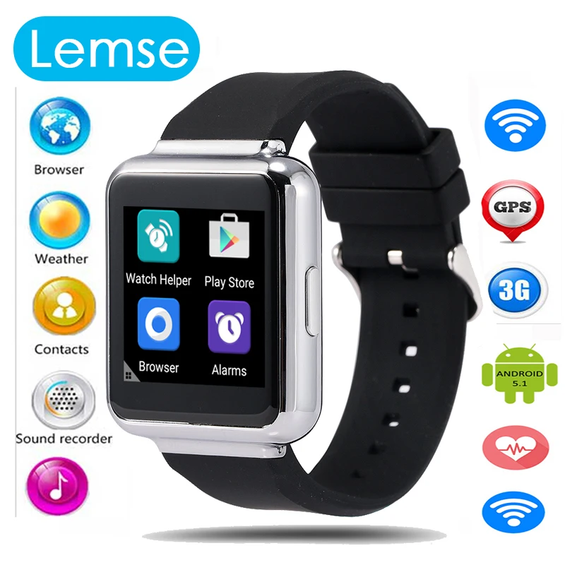 Q1 Android 5 1 font b Smart b font font b Watch b font 512MB 4GB