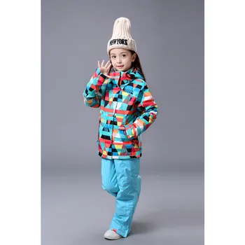 

Counter genuine snow gsou children's ski suit 018 parent child ski suit