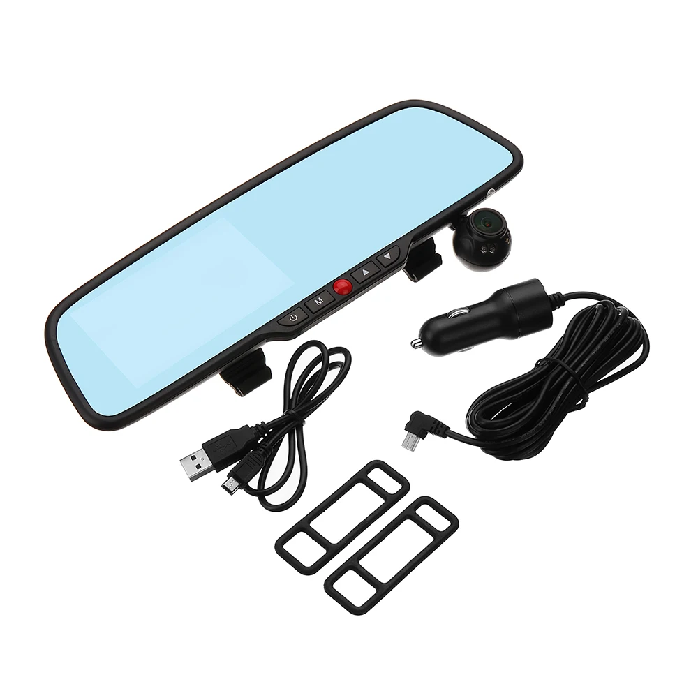 

HS 950 4.3 Inch LCD Screen HDMI High-definition Output Super HD 1296P Car DVR H.264 Portable Car Interior Dash Camera Car DVR