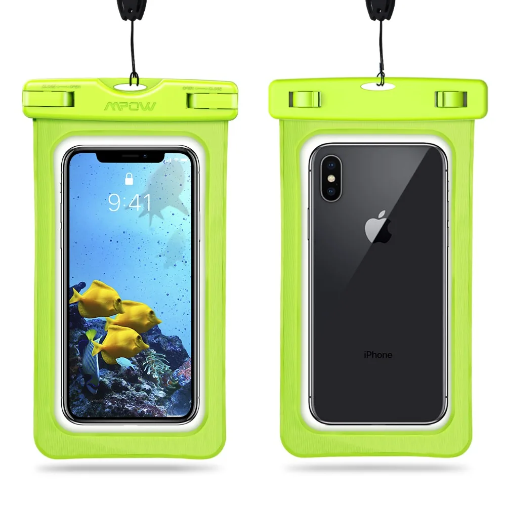 3pcs Mpow IPX8 Waterproof Bags Swimming Case Universal Smartphone Pouch 10