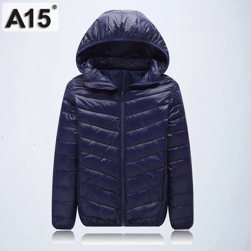 

NEW Brand Hot High Quality 2019 Winter Child Boy Down Jacket Parka Big Girl Thin Warm Coat 12 14 16 Year Light Hooded Outerwears