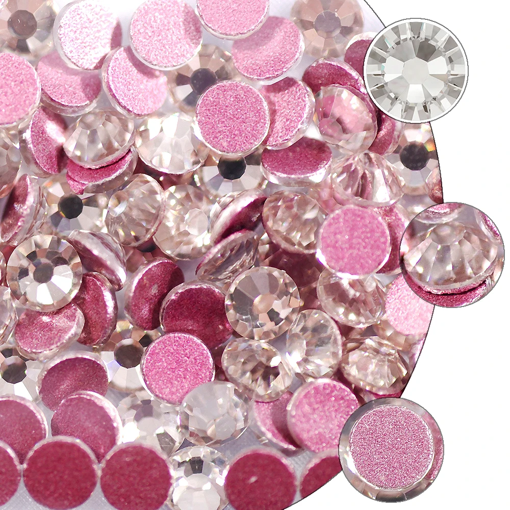 

AAAAA Multi-size Glass Austria Rhinestones SS3-SS10 Clothing Nail Art Charms Strass Mixed Size Rhinestone Set