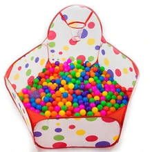 Мультфильм шестиугольник детей океан мяч играть в мяч боксе палатка-бассейн горошек складной дети стреляют корзина бассейн игрушка открытый p120-6