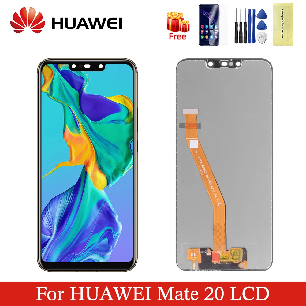 

Original For 6.3" Huawei Mate 20 Lite Mate 20Lite Mate20 Lite LCD Display Screen + Touch Screen Panel Digitizer Replacement