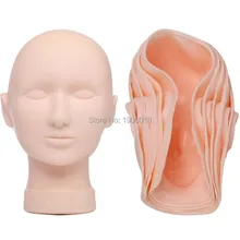 Новое поступление 5 шт./пакет 3D силикагель для тренировки кожи постоянный макияж бровей/губ/глаз упражнения наращивание ресниц татуировки Поставки