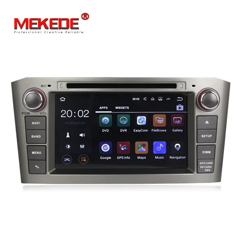 2din 2 Гб ОЗУ Android 7 1 Автомобильный DVD Радио стерео плеер для TOYOTA AVENSIS 2003 2008 gps