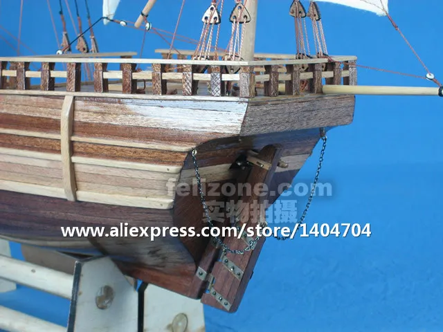 Maquette De Bateau Italien Aubaho 50cm - Modèle De Navire De Plaisance - Style Antique - Neuf