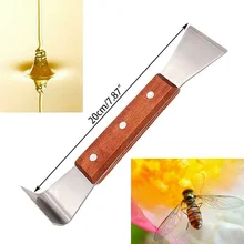 1 шт. Стандартный скребок из нержавеющей стали пчелиная лопатка для пыльцы пасеки костюм пчеловод пчеловодство инструменты мед пчелы ульи оборудование HTQ99