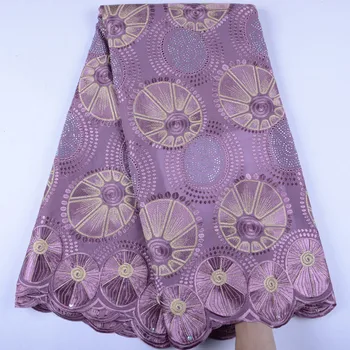 

African Swiss Voile Lace In Switzerland Embroidered DIY Clothes Materials Women Dress African Lace Fabric A1450