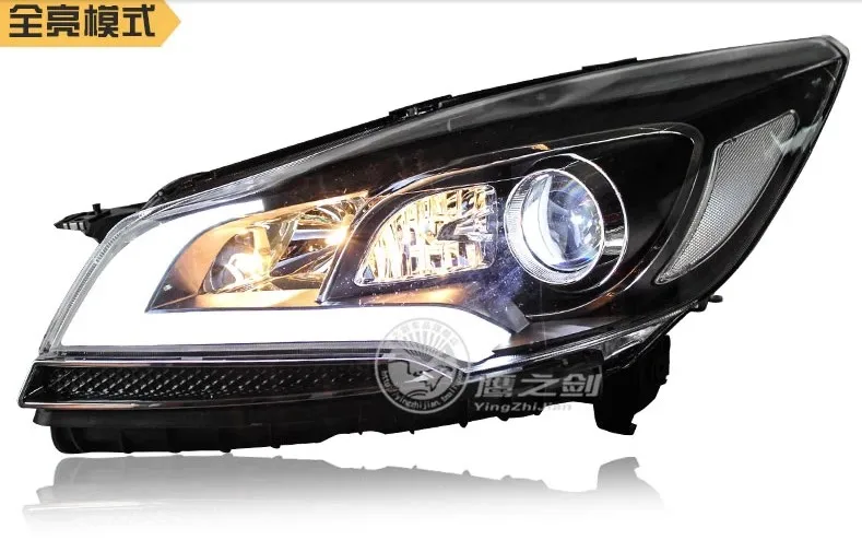 Автомобильный стильный головной светильник s для Ford Kuga Escape светодиодный головной светильник для Kuga- DRL Дневной ходовой светильник Bi-Xenon HID аксессуары
