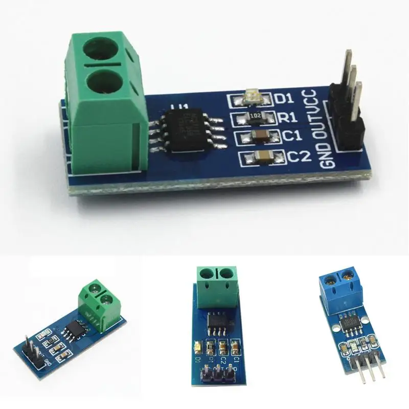 5A 20A 30A Range Current Sensor Module ACS712 For Arduino Raspberry Pi ...