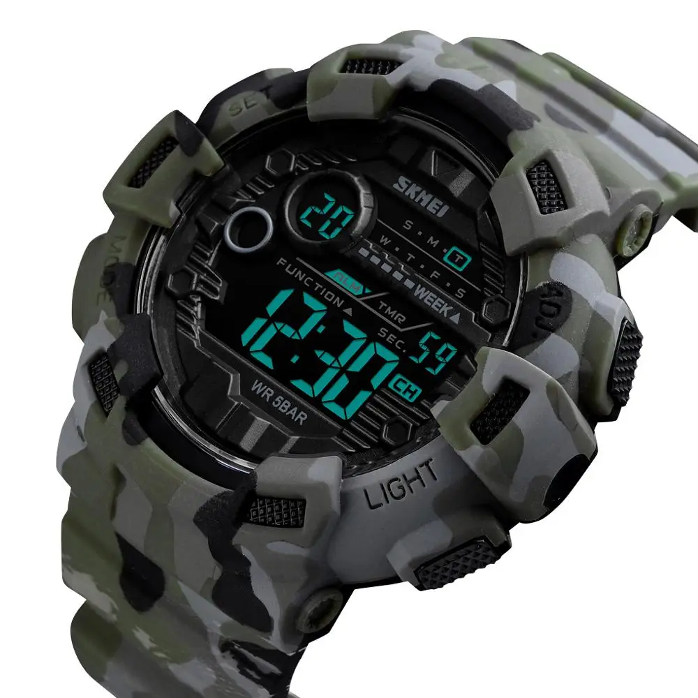 

SKMEI Digital Watch Men Fashion Sport Watch Outdoor Military Waterproof Week Display Alarm Clock Men Watches relogio masculino