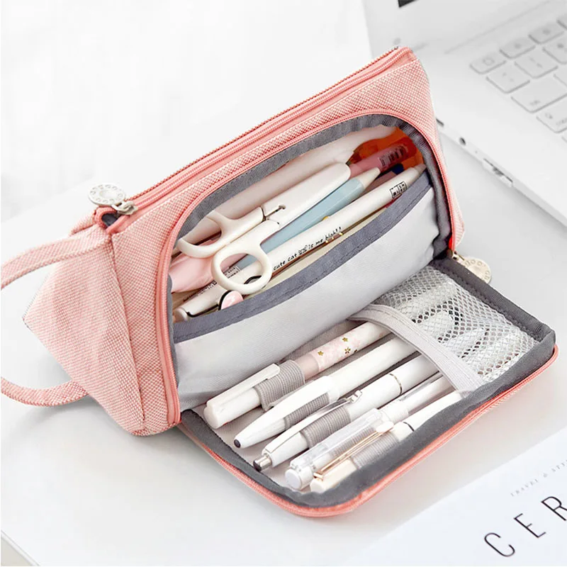 

Large Capacity Pencilcase School Pen Case for girls Portable Pencil Bag Pencils Pouch College School Pen Box Organizer Stationery