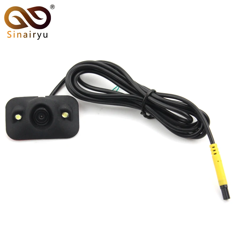 

Sinairyu Mini HD Night Vision Car Front Side View Camera with 2 IR LED Blind Spot Area Shooting Waterproof