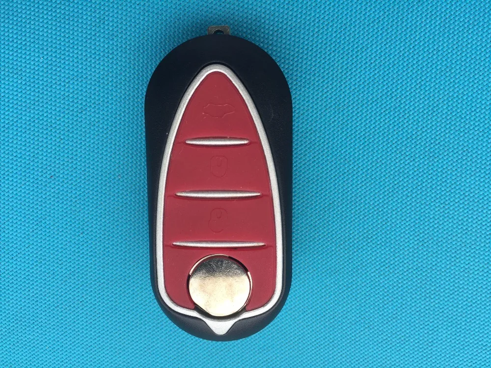 

1pc 3 Button Remote Blank Key Shell Keyles Entry Case Flip Car Key Uncut Blade For Alfa Romeo Mito Giulietta 159 GTA Cover Case