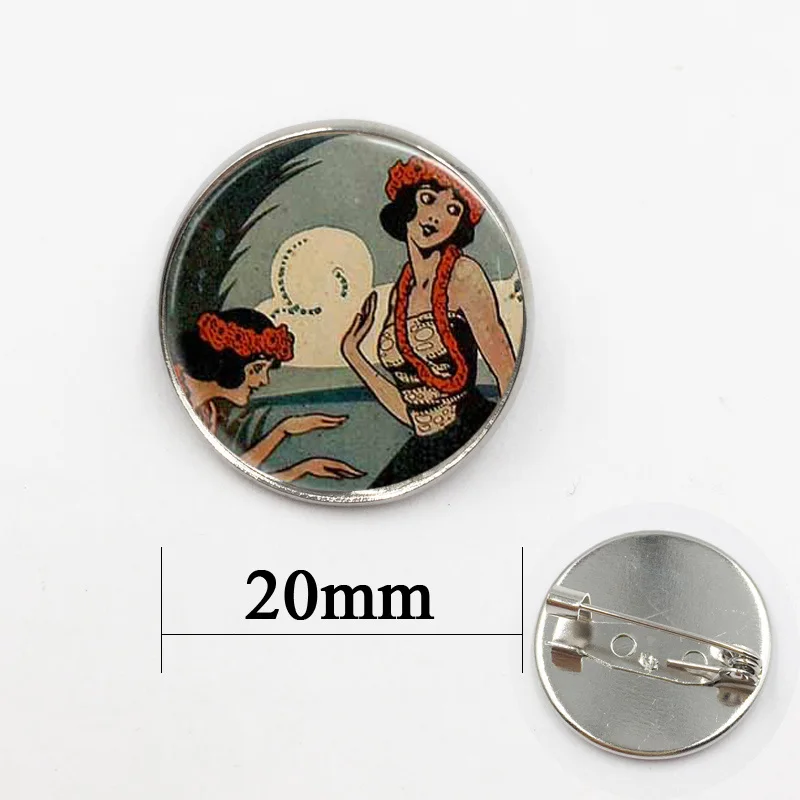 Silver brooch