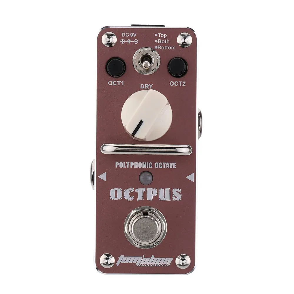 AROMA AOS-3 Octpus Electric Guitar Pedal Polyphonic Octave Guitar Effect Pedal Mini Single Effect Guitar Parts & Accessories AROMA AOS-3 Octpus Electric Guitar Pedal Polyphonic Octave Guitar Effect Pedal Mini Single Effect Guitar Parts & Accessories