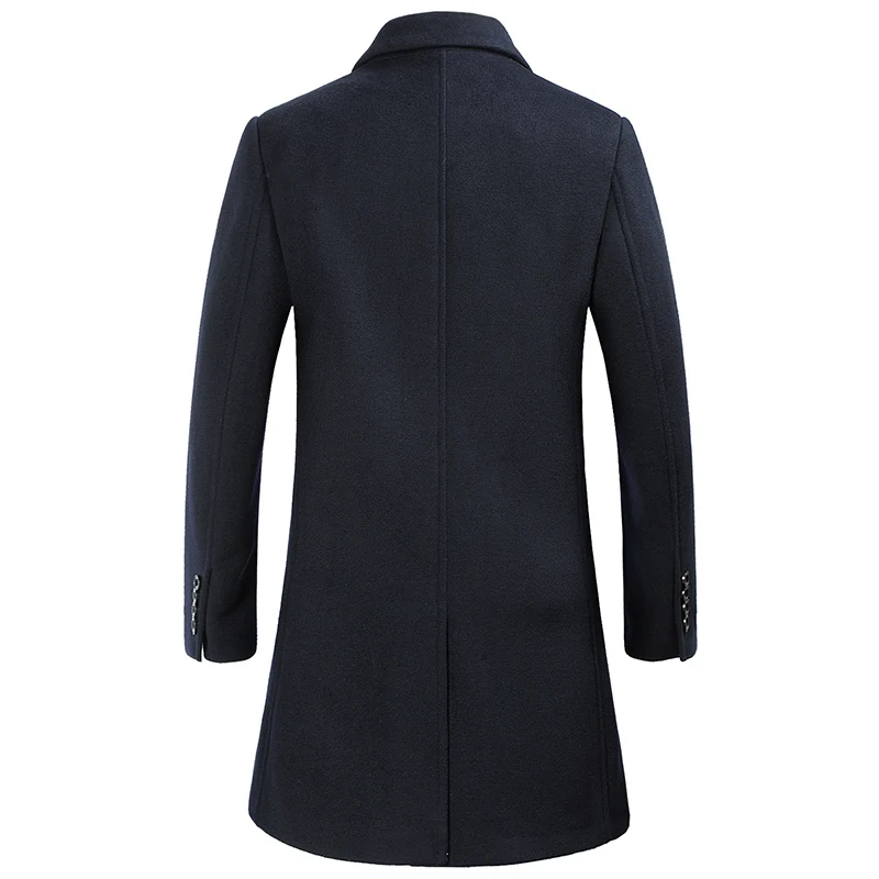 2018 New Arrive Woolen cloth coat Men business casual Long dust coat 2018 New Arrive Woolen cloth coat Men business casual Long dust coat
