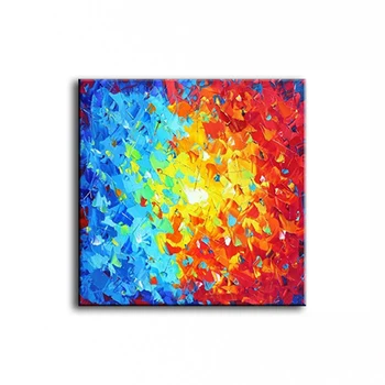 

Oil Painting Decor Money tree Art handmade Modern Canvas on Palette knife Tree 3D Flowers Paintings Home living room 2019042507