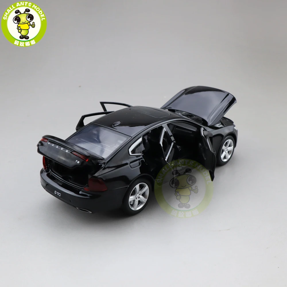 1/32 JACKIEKIM Volvo S90 литая модель автомобиля игрушки для детей Подарки для мальчиков девочек звуковое освещение