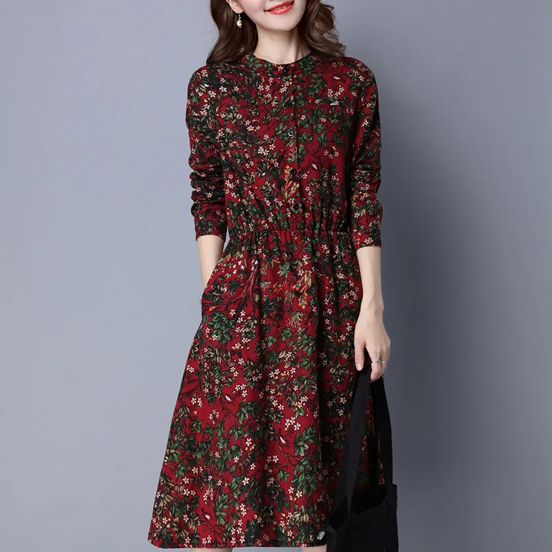 long sleeve cotton gowns