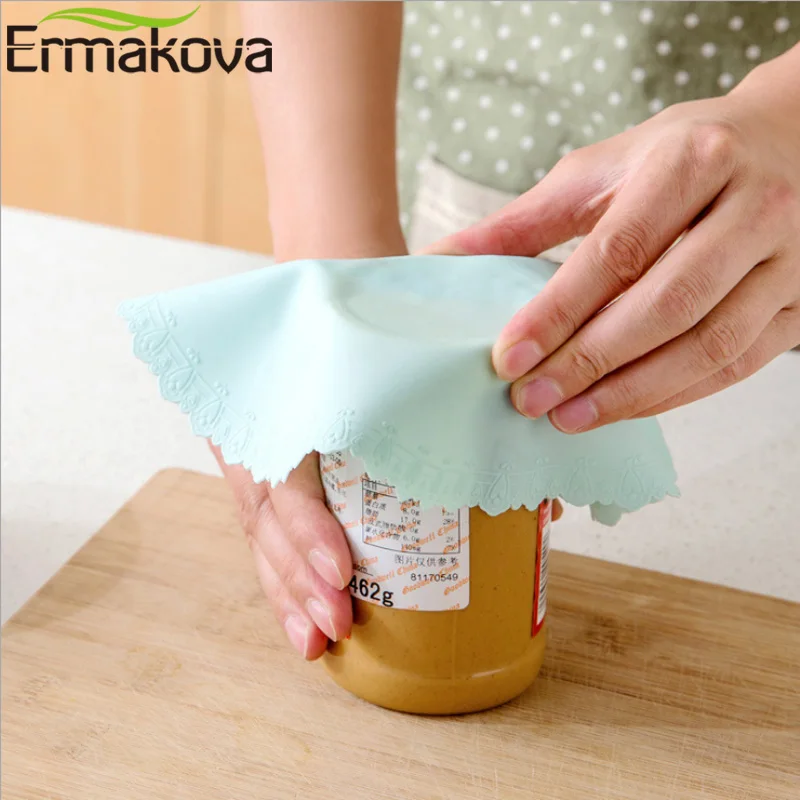 Многоразовая силиконовая пленка ERMAKOVA для сохранения свежести продуктов