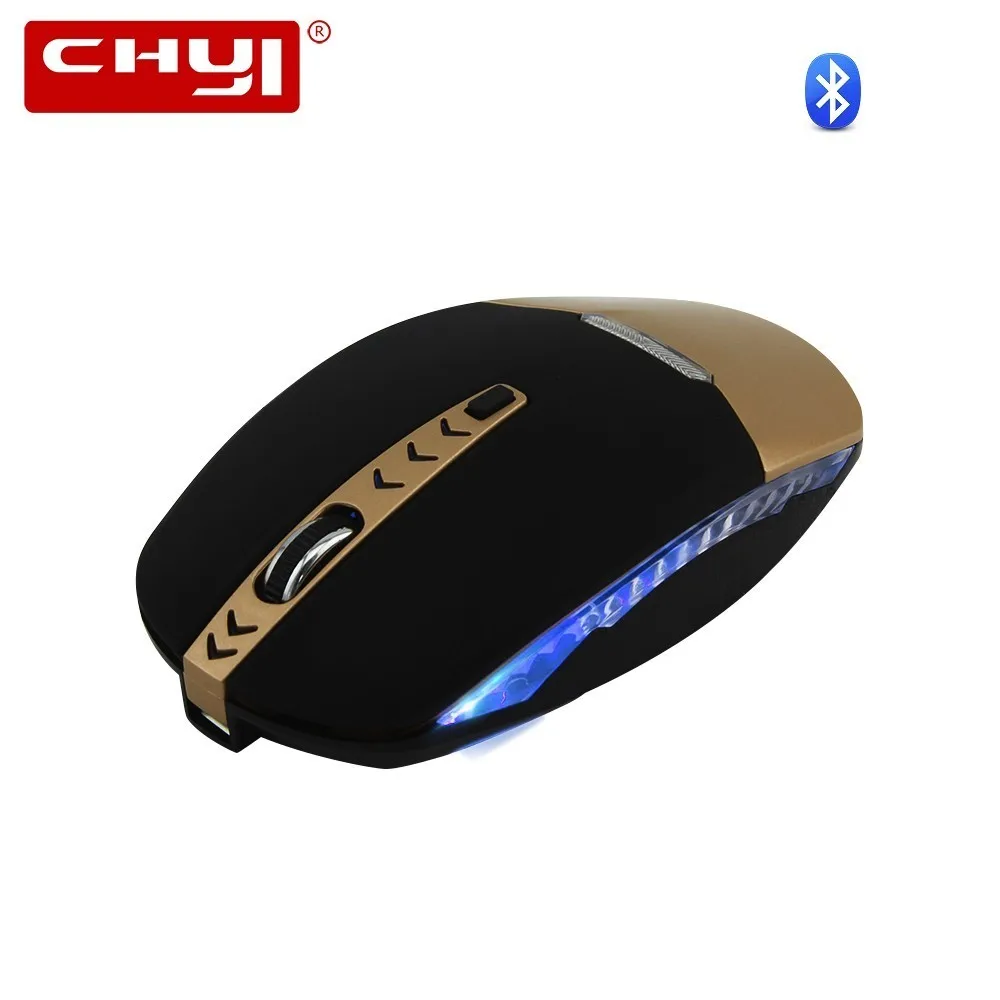 

CHYI Bluetooth Silent Mouse Wireless Rechargeable Computer Gaming Mice 1600 DPI Ergonomic Optical Mice With Mouse Pad For Laptop