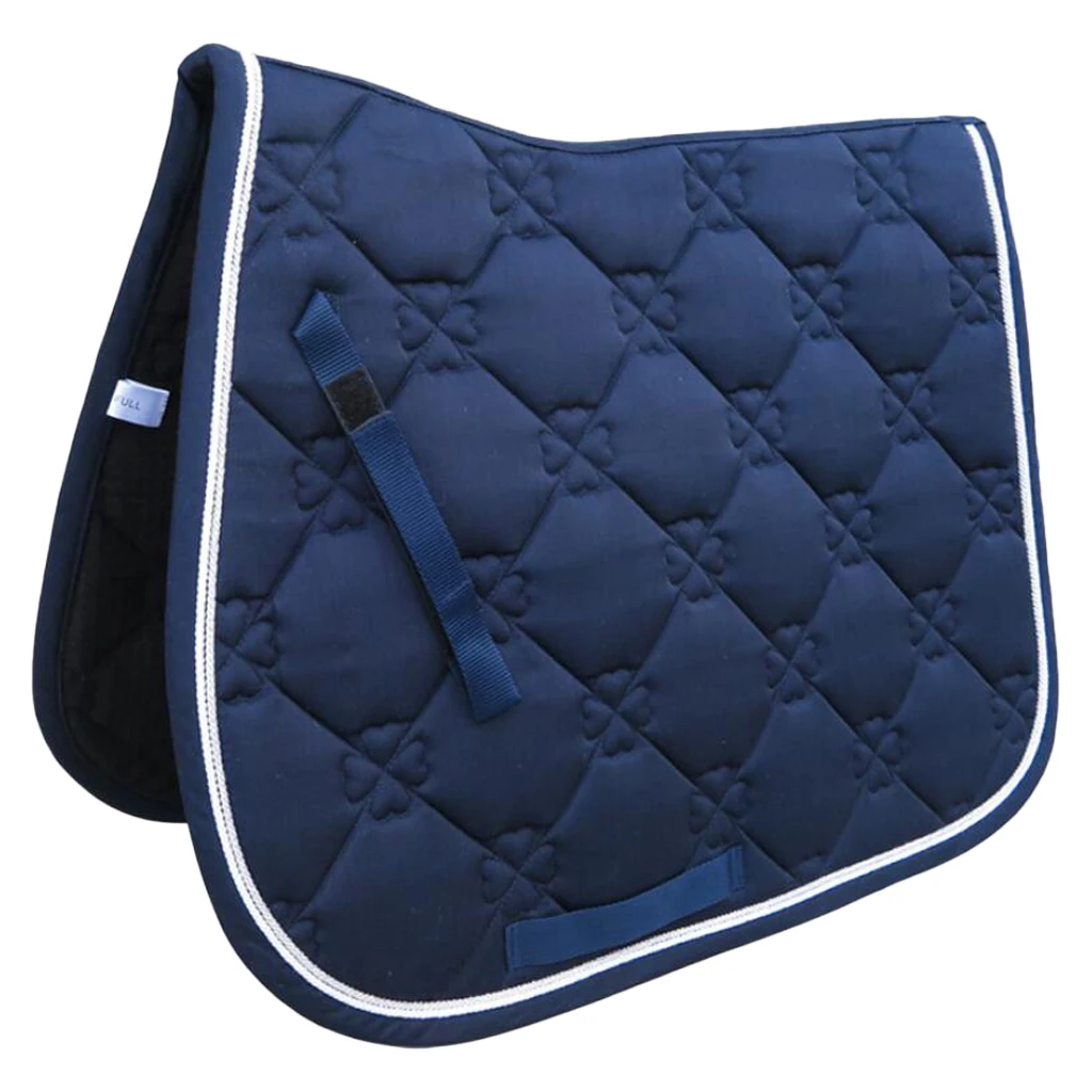 All Purpose Saddle Pad Equestrian Bareback Riding Pad Horse Riding Pad for Horse Riding Show Jumping Performance Equipment