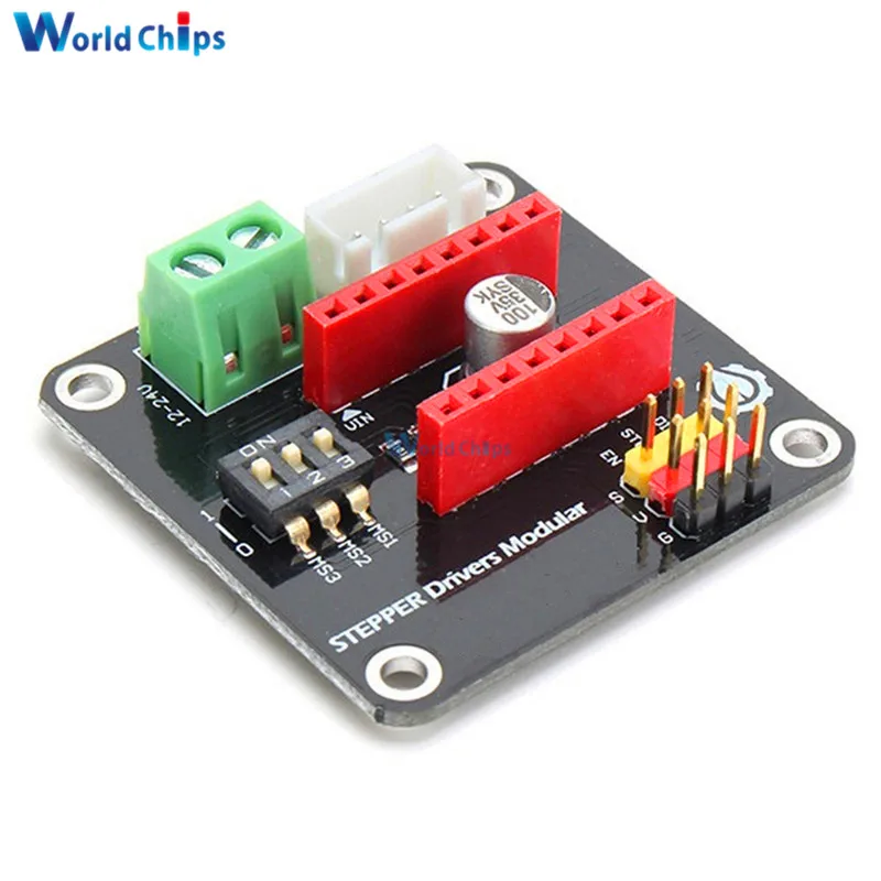 

DRV8825 A4988 3D Printer 42 Stepper Motor Driver Control Expansion Board Shield Module For Arduino UNO R3 Ramps1.4 DIY Kit One