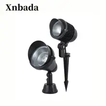 Стиль COB сад газон свет лампы 220 в открытый светодиодный Спайк свет 10 Вт 20 Вт 30 Вт путь пейзаж водонепроницаемые точечные лампы