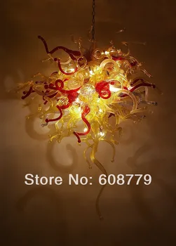 

Red and Yellow Hot Sale Chain Hanging Chandelier Prisms