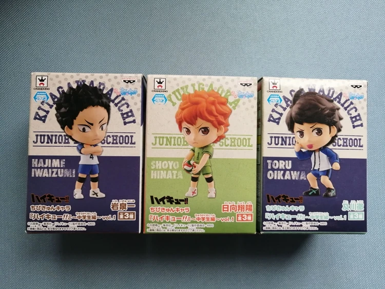 Фигурки героев японского Аниме haikyuu box Q version Оригинальные фигурки для девочек