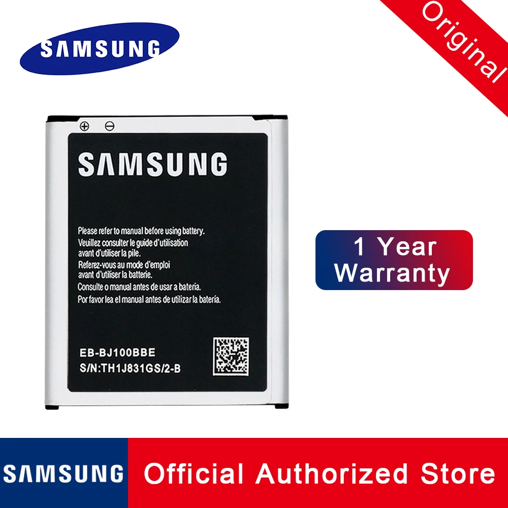 

EB-BJ100BBE EB-BJ100CBE 100% Original 1850mah Replacement Battery for Samsung Galaxy J100F J100H J100M Fast shipping