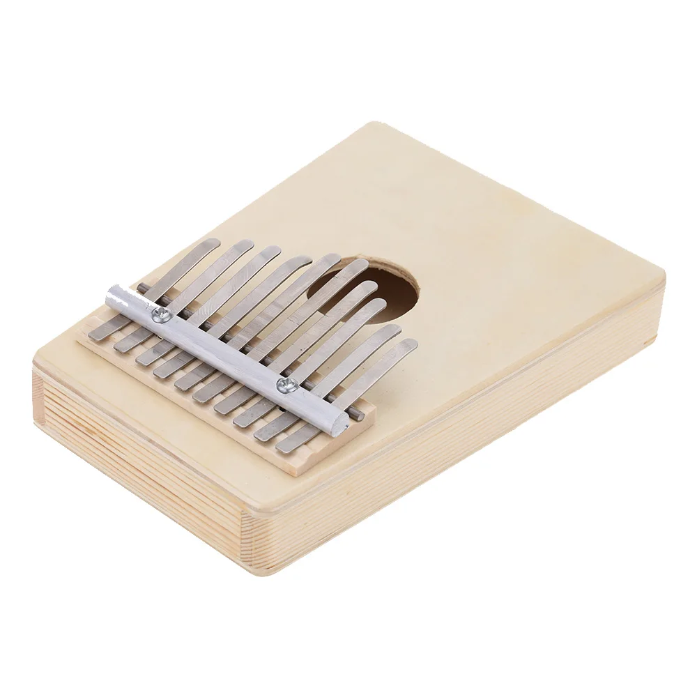 10 клавиш Mbira палец Музыка Фортепиано полые сосновые образования Игрушка
