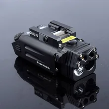 DBAL-PL Тактический ИК лазерный светильник комбинированный стробоскоп оружие светильник светодиодный пистолет фонарик TAC с красным лазером NV осветитель