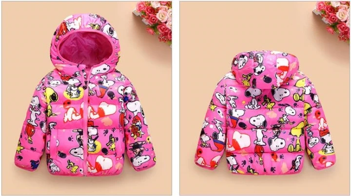 Зимний пуховик для мальчиков и девочек, одежда для младенцев, детские зимние пуховые пальто, одежда для детей