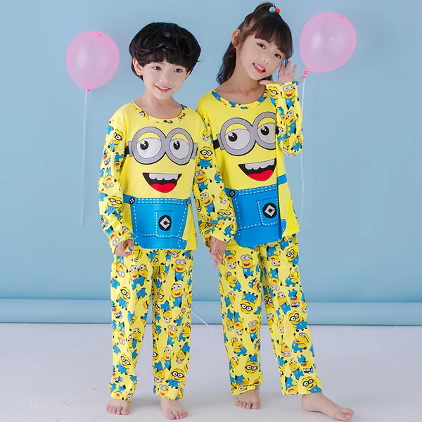 

Nightgown NEW Autumn and Winter Kids Pajamas set warm child sleepwear High quality boys Pajamas girls Sleeping clothes NS24