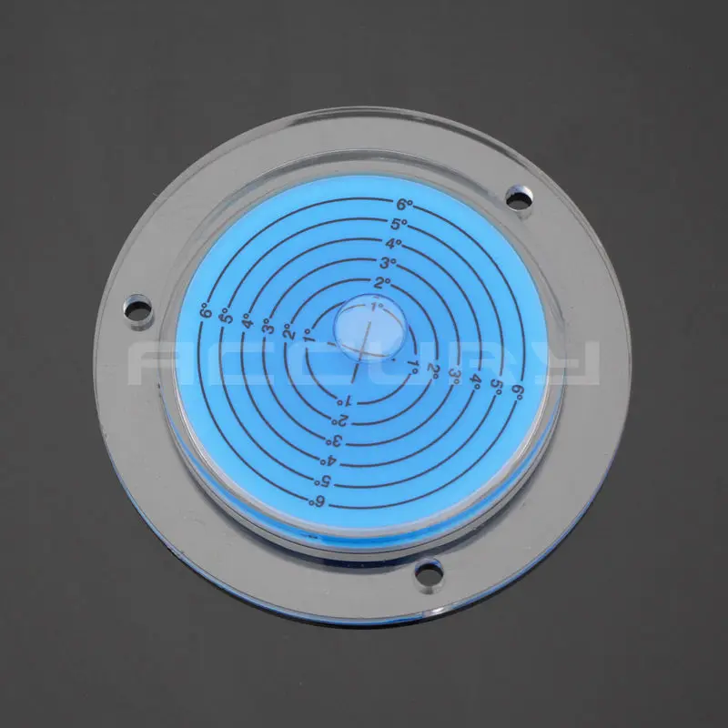 HACCURY Size 100*15mm Color bule Universal level Acrylic Round bubble level Construction Machinery water level indicator HACCURY Size 100*15mm Color bule Universal level Acrylic Round bubble level Construction Machinery water level indicator