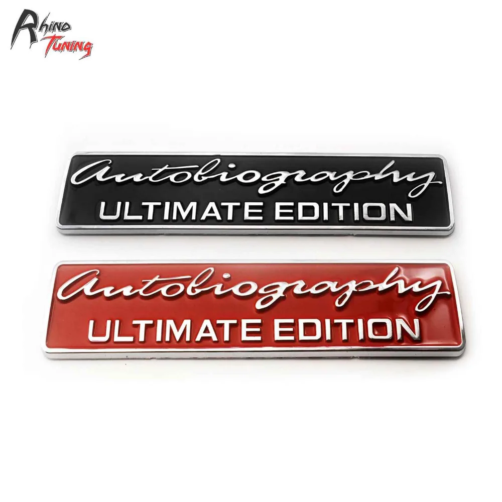 Rhino Tuning 1PC AUTOBIOGRAPHY ULTIMATE EDITION Sticker Car Badge Auto Styling Emblem For ROVER 108