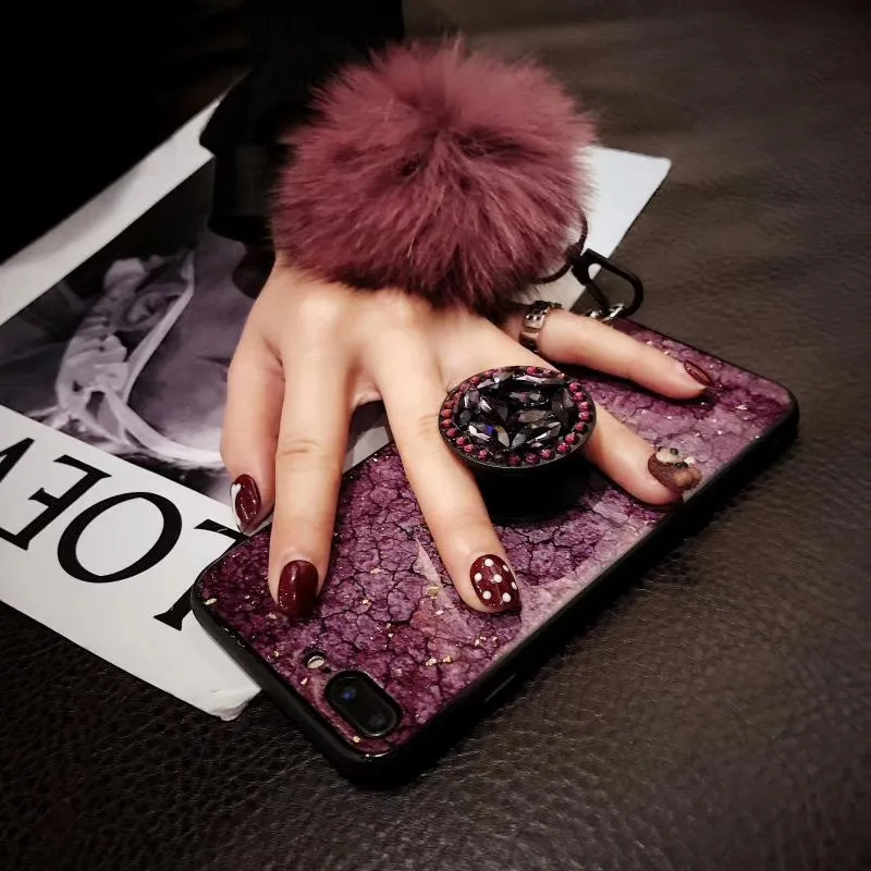 PEIPENG Luxury Gold Foil Bling Marble diamond  phone case Phone Cases Soft TPU Cover  For iphone 6 6S 7 8 Plus X Xs Max Christmas gift11