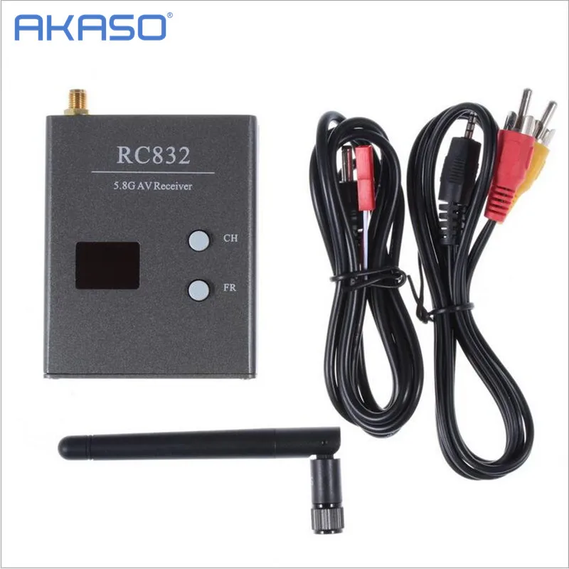 

40Ch 200mw RC832 5.8G 3.5km Wireless AV Receiver Power Off Memory for FPV quadcopter QAV210 QAV250 ZRM250 F450 Robocat 270